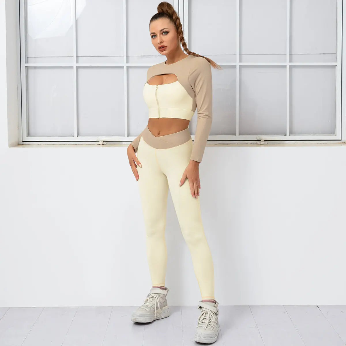 Set sport din 2 piese pentru femei ''Vector'' - Zappy Fashion Romania