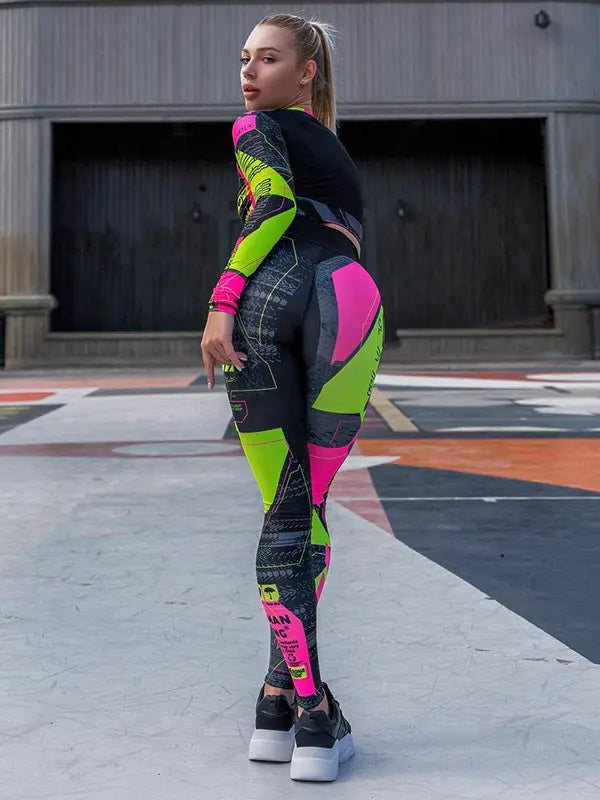 Set sport din 2 piese pentru femei ''Skill'' - Zappy Fashion Romania