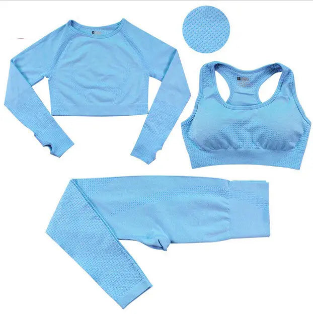 Set sport pentru femei din 3 piese ''Goliath'' - Zappy Fashion Romania