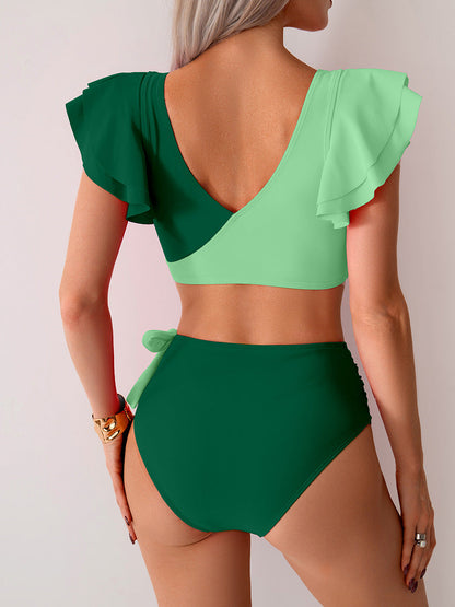 Costum de baie din două piese Green Coco