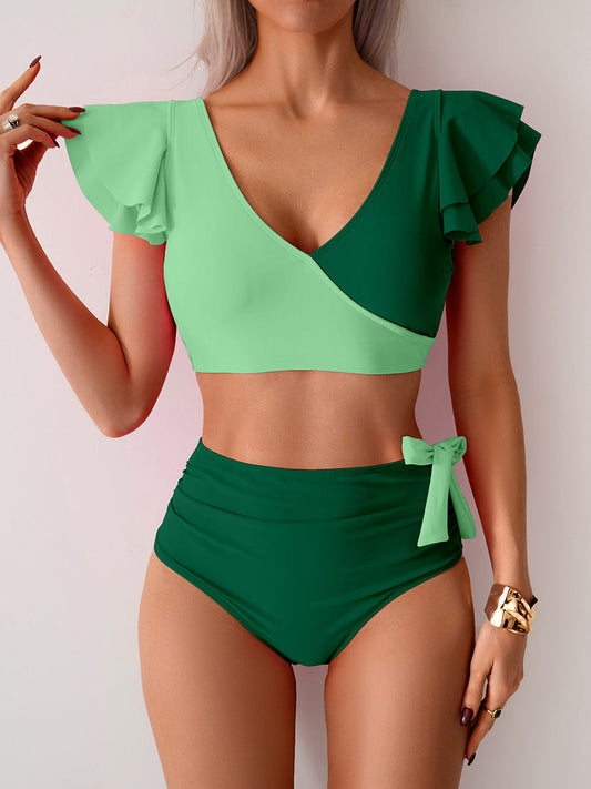 Costum de baie din două piese Green Coco