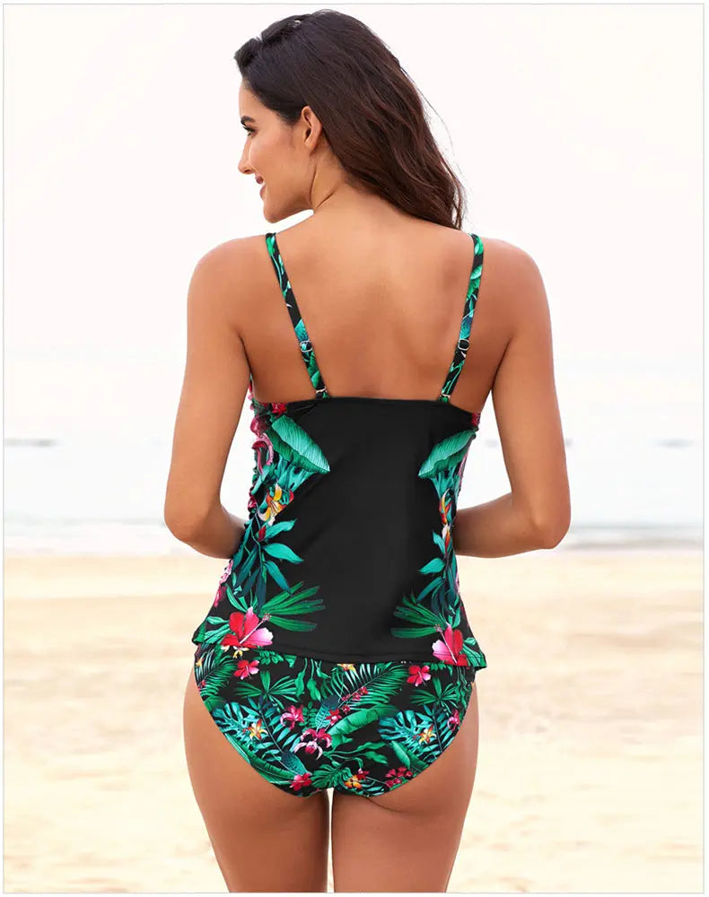 Tankini de damă ''Beach Flower'' - Zappy Fashion Romania