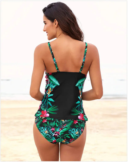 Tankini de damă ''Beach Flower'' - Zappy Fashion Romania