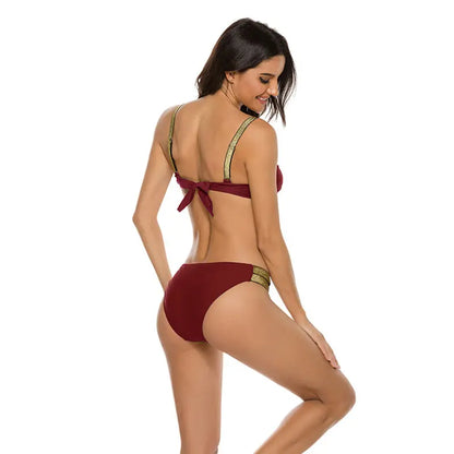 Costum de baie din două piese ''Red Effort'' - Zappy Fashion Romania