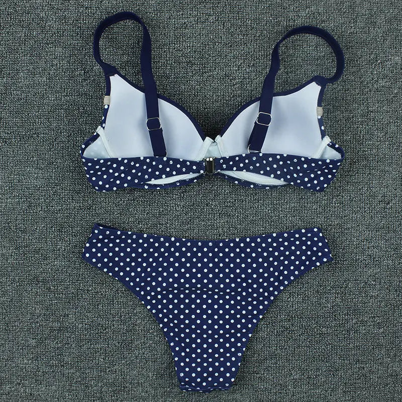 Costum de baie din două piese ''Blue Points'' - Zappy Fashion Romania