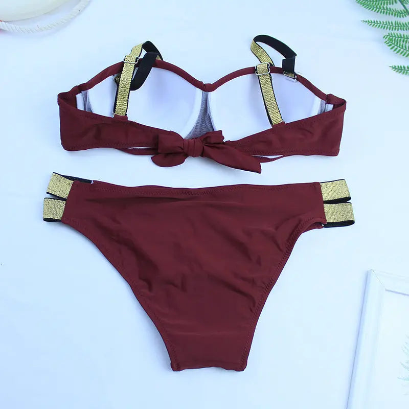 Costum de baie din două piese ''Red Effort'' - Zappy Fashion Romania