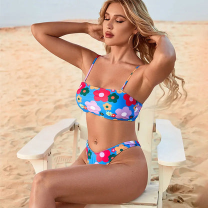 Costum de baie din două piese ''Garden'' - Zappy Fashion Romania