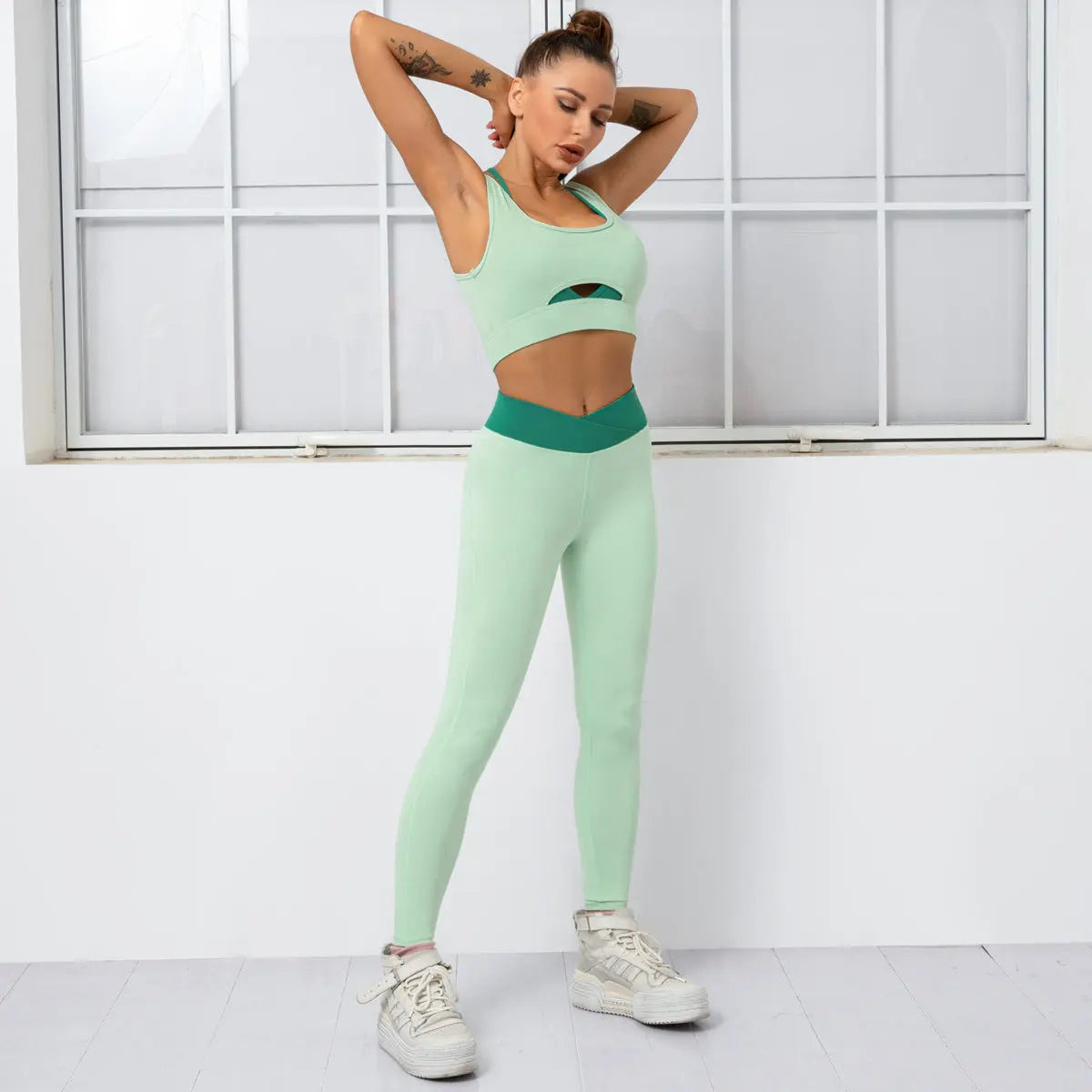 Set sport din 2 piese pentru femei ''Nutrition'' - Zappy Fashion Romania