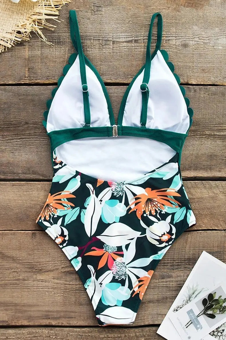 Costum de baie întreg ''Green World'' - Zappy Fashion Romania