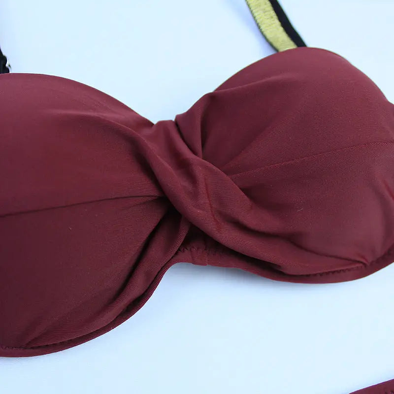 Costum de baie din două piese ''Red Effort'' - Zappy Fashion Romania
