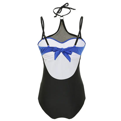 Costum de baie întreg ''Blue Dash'' - Zappy Fashion Romania