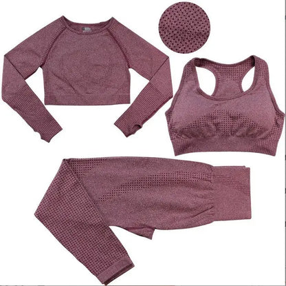 Set sport pentru femei din 3 piese ''Ville'' - Zappy Fashion Romania